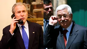 George W. Bush a discutat la telefon cu Mahmoud Abbas despre criza din Fâşia Gaza