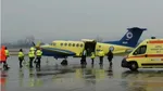 Avionul care i-a transportat pe suporterii greci răniți în accidentul din Timiș a ajuns la Salonic. Aceștia au fost duși direct la spital