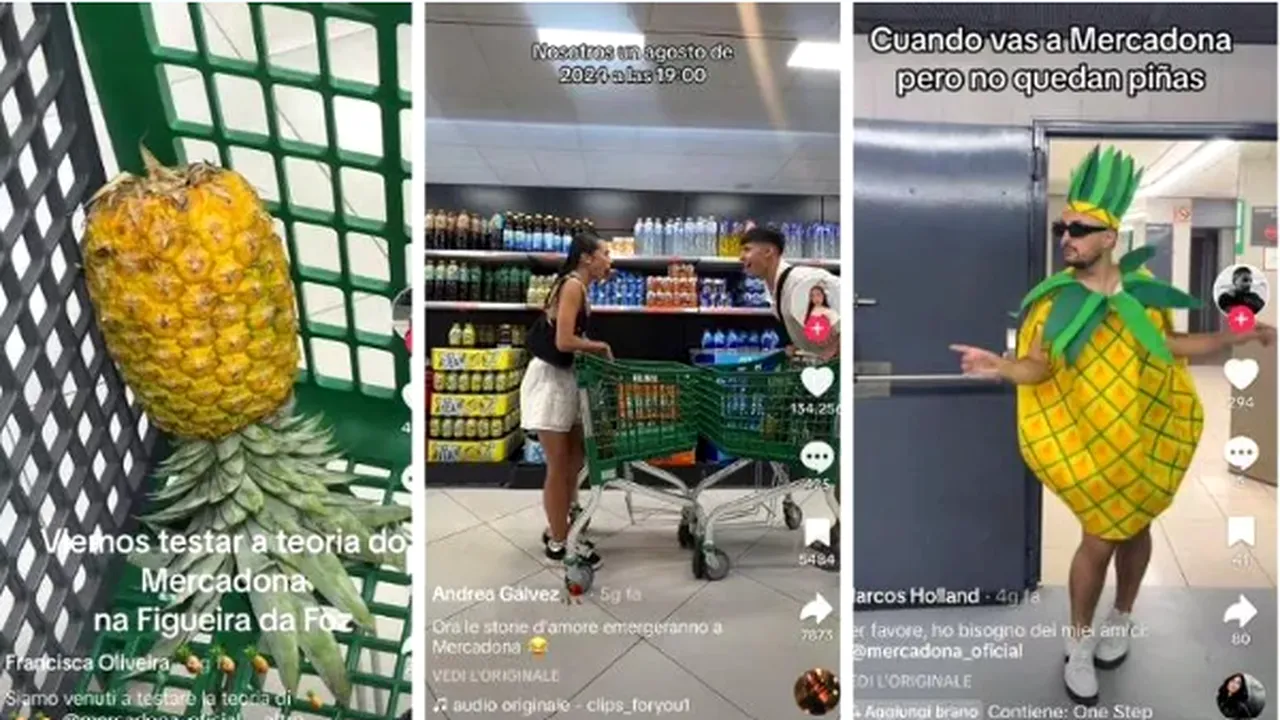 Cu ananasul în cărucior pentru a găsi dragostea, tendinţa TikTok care înnebuneşte Spania