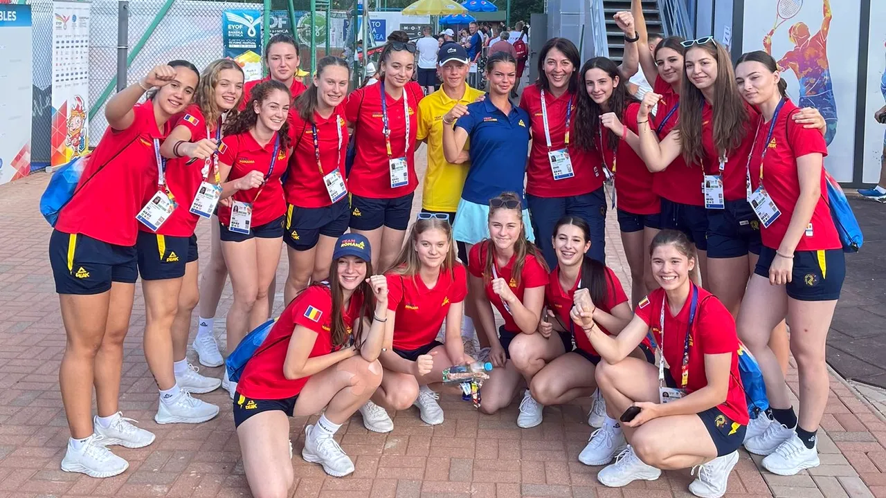 Argint şi bronz la tenis pentru delegaţia României la FOTE