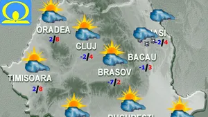 PROGNOZA METEO: Temperaturi maxime de 10 grade. Cum  va fi vremea joi şi vineri