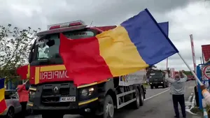 Camioanele cu ajutoare trimise de români au ajuns in Republica Moldova. Cum au fost întâmpinate. VIDEO