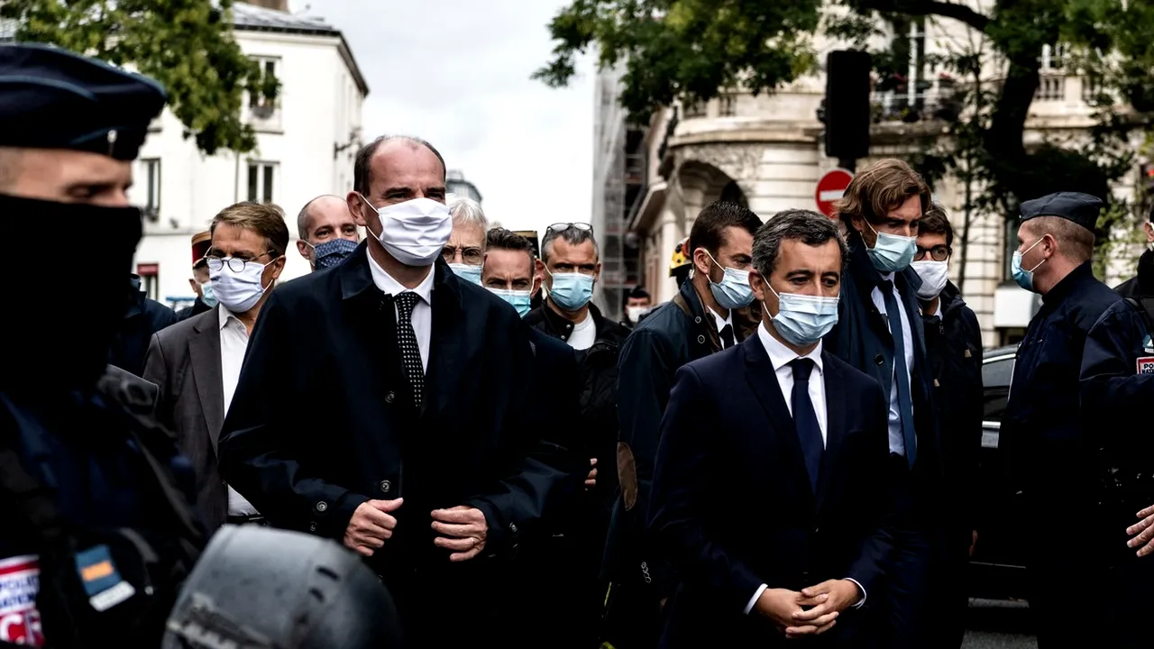 Jean Castex a vizitat locul atacului din Paris, în semn de solidaritate faţă de victime