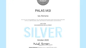 (P) Ansamblul mixt Palas Iaşi, al companiei IULIUS, singurul proiect certificat LEED® Neighborhood Development din Europa Centrală şi de Est