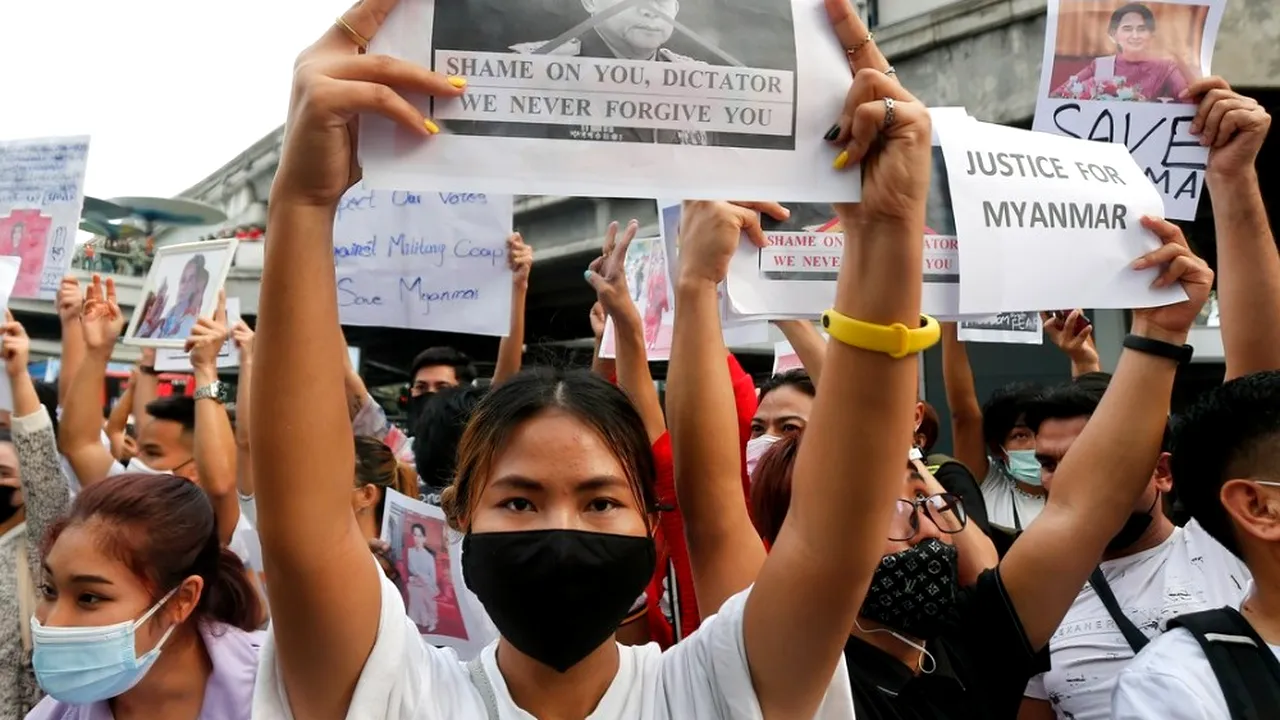 Joe Biden anunţă sancţiuni împotriva regimului militar din Myanmar