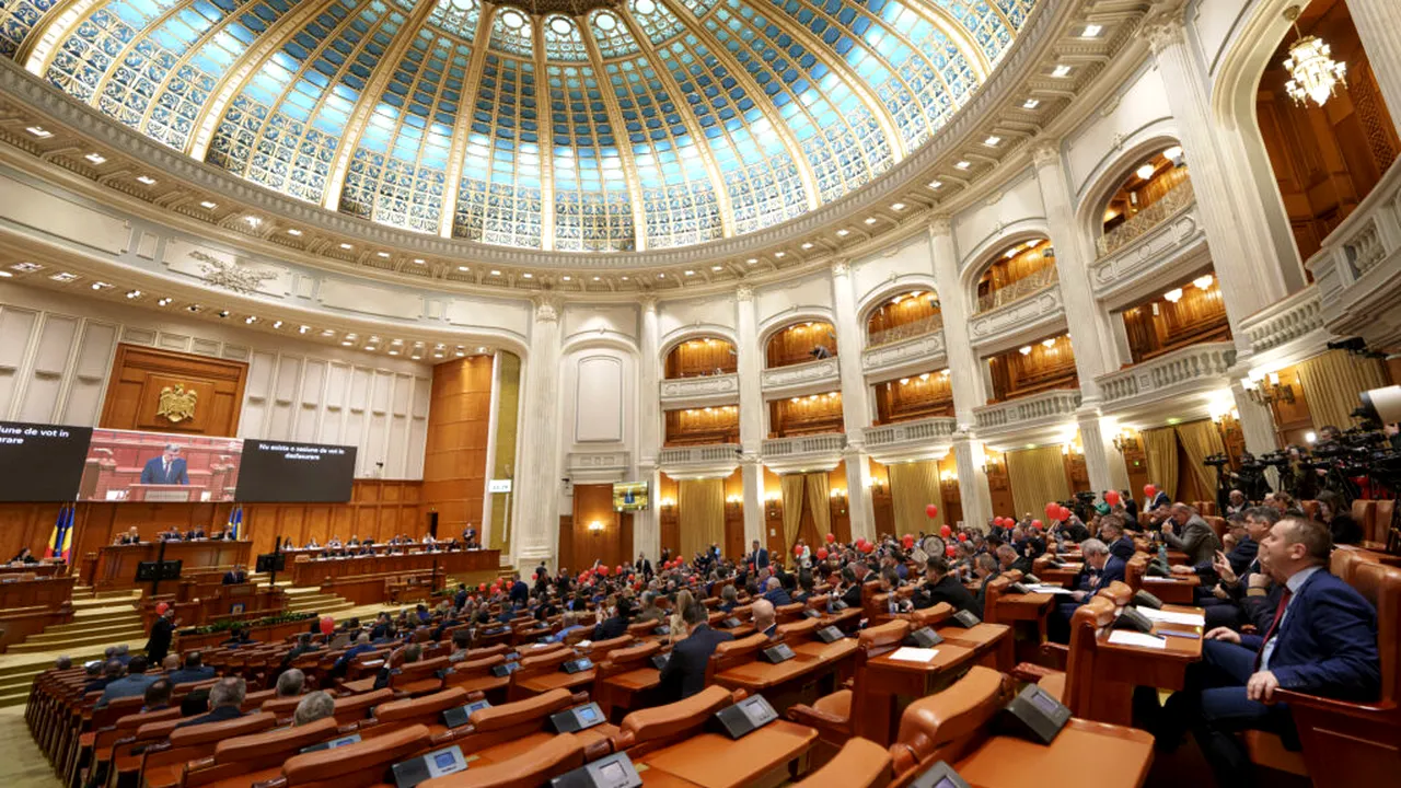 Votul pe moțiunea de cenzură se dă luni, la ora 15.00