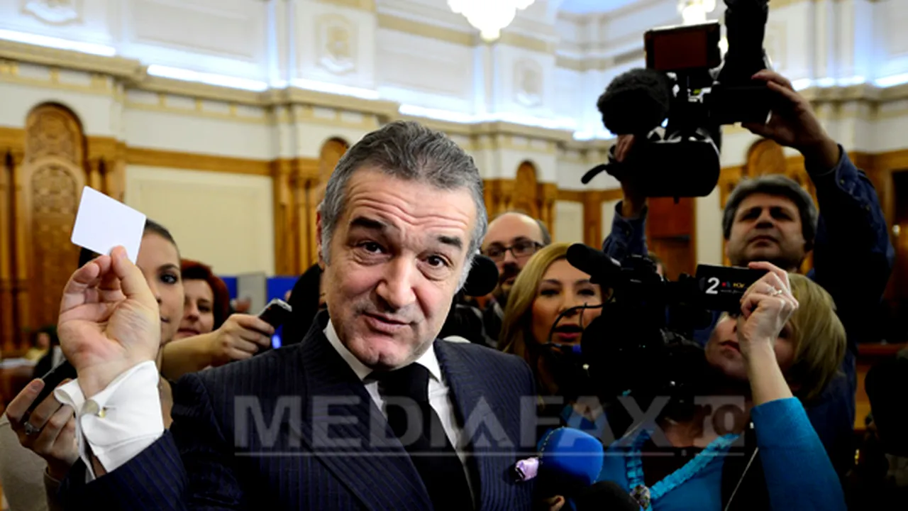 Gigi Becali spune că va încerca să redevină europarlamentar
