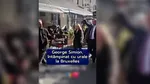 George Simion, primit cu entuziasm de diaspora din Bruxelles. Au ieșit în stradă „să îl vadă pe viitorul președinte al României”