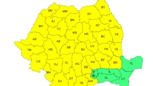 Cod Galben: Cea mai mare parte a ţării va fi cuprinsă de vânt, viscol şi zăpadă