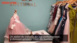 Solidaritate în vreme de criză. Un atelier de creaţie din Iaşi confecţionează măşti pentru spitale