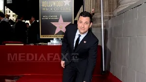 Prezentatorul TV Jimmy Kimmel a primit o stea pe Walk of Fame