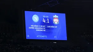 Spectacol în Liga Campionilor. Napoli a demolat-o pe Liverpool cu un scor neverosimil