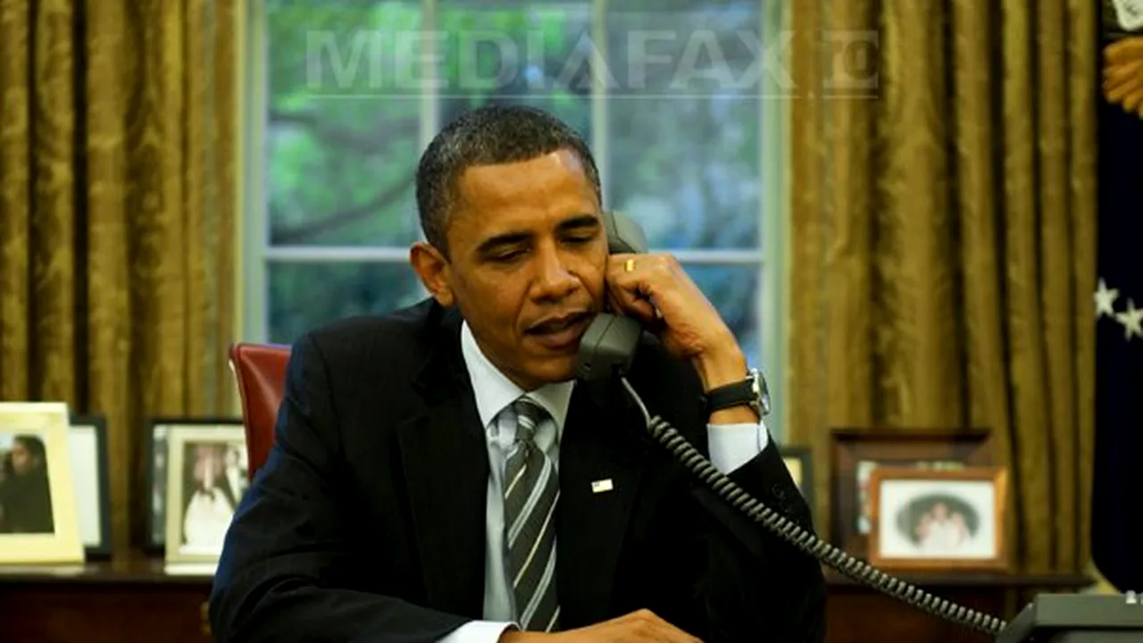 Obama a sunat 13 lideri politici pentru a le mulţumi pentru prietenie şi parteneriat