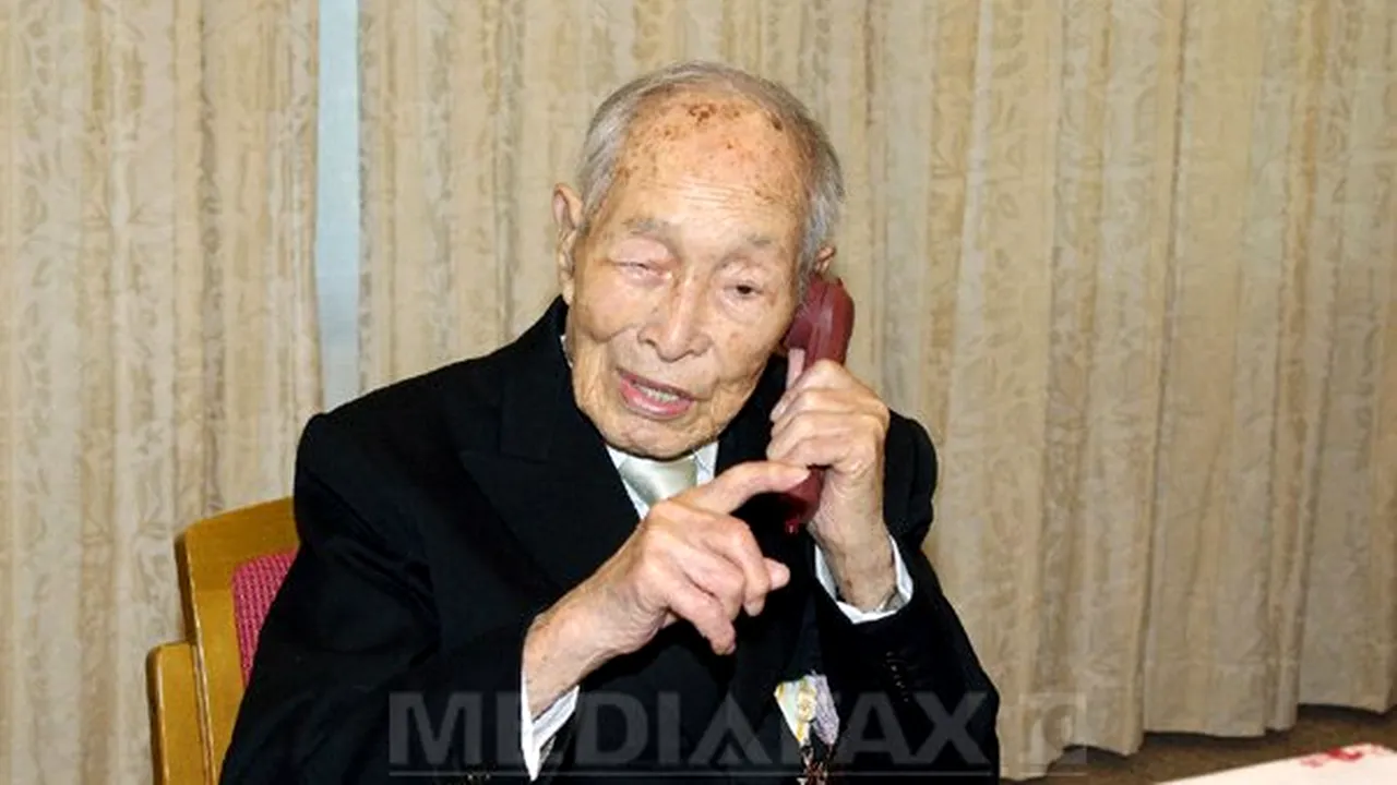 Cel mai în vârstă bărbat din lume este un japonez de 111 ani