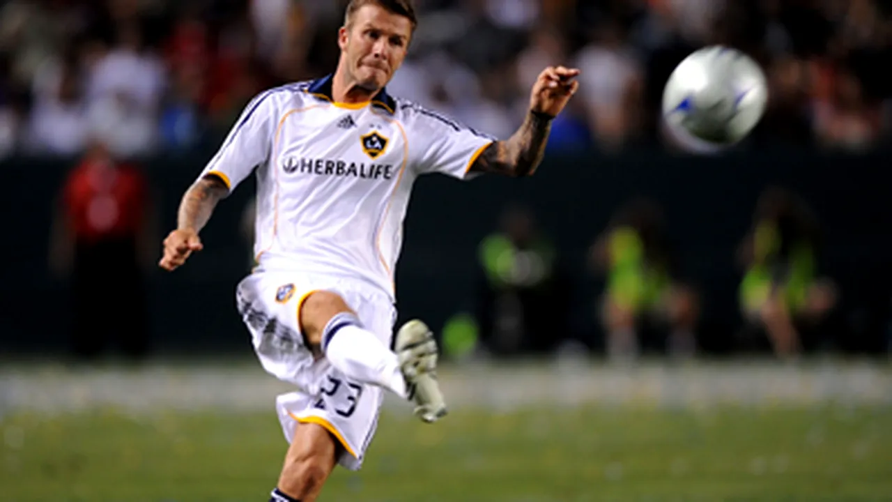Beckham, contestat de fanii americani la meciul AC Milan - LA Galaxy