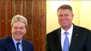 Iohannis l-a primit la Cotroceni pe ministrul italian de Externe. Migraţia, între temele de discuţie - VIDEO