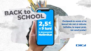 „Back to School” se întoarce la DIGI cu 50% reducere în primele 9 luni
