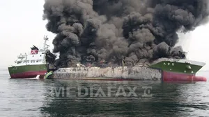 O explozie a avut loc la bordul unui petrolier care naviga în largul Japoniei