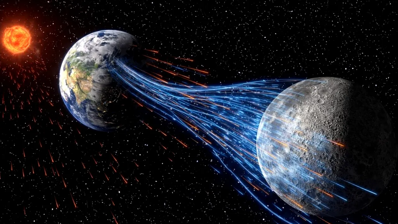 Luna „fură” din atmosfera Pământului, spun astronomii: Cum este afectată relația dintre cele două corpuri cerești
