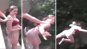 VIDEO O adolescentă care şi-a împins prietena de la înălţimea de peste 18 metri de pe un pod va ajunge în închisoare 