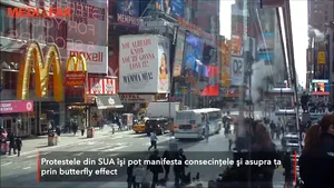 Protestele din SUA ar putea avea consecinţe şi asupra economiei din România / Efectul „butterfly