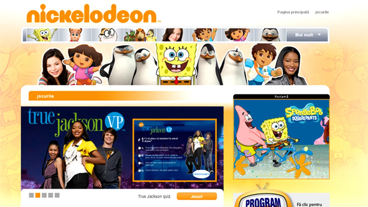Televiziunea pentru copii Nickelodeon s-a lansat în grila digitală a UPC România