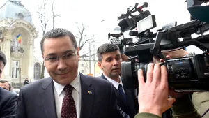 Ponta şi-a întrerupt declaraţia privind votul în cazul Şova, după un schimb de replici cu un jurnalist