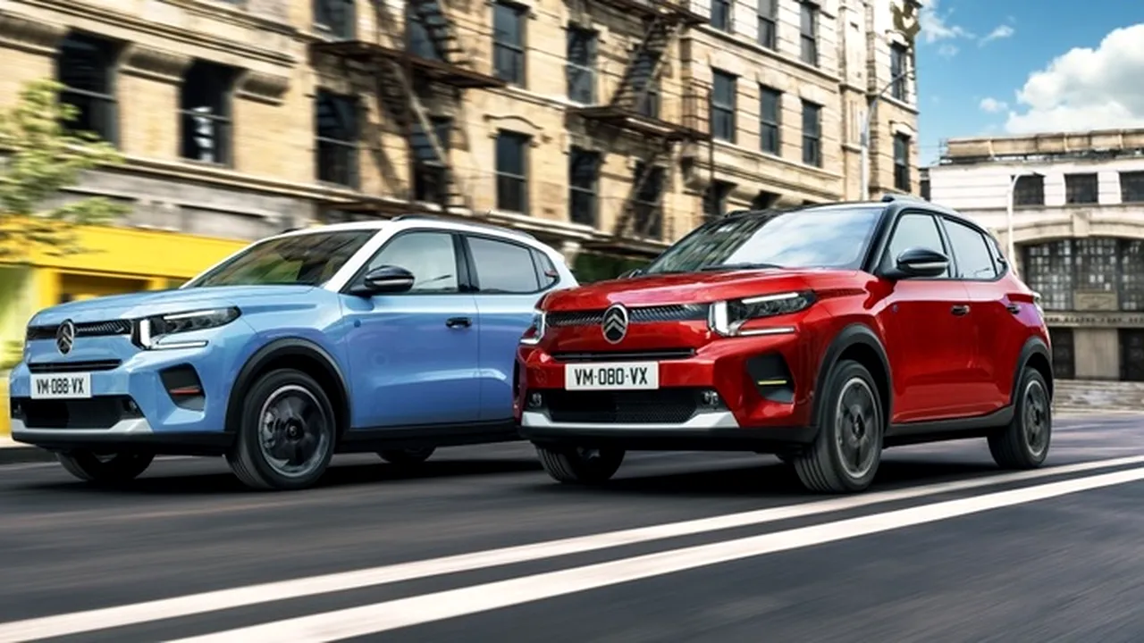Citroen e-C3 îşi face intrarea pe piaţa din România, concurând cu Dacia Spring