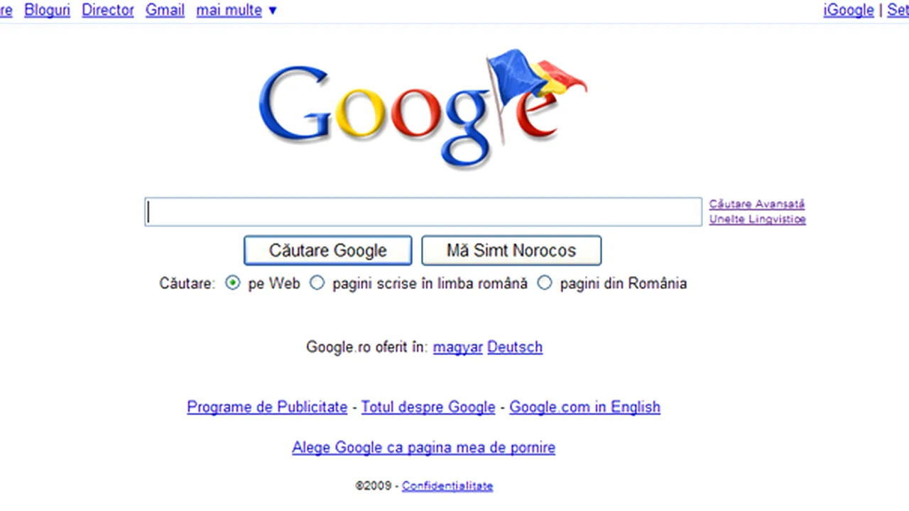 Ziua Natională a României, sărbătorită şi de Google