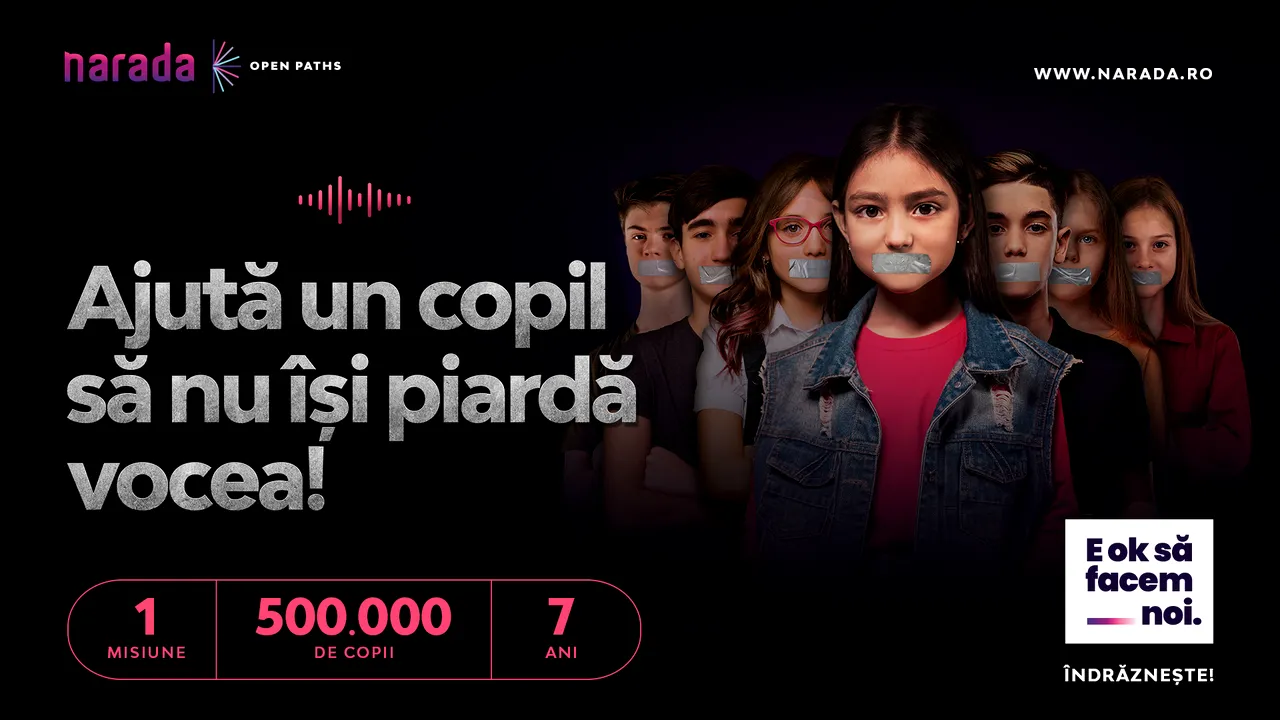 Laura este unul dintre copiii pe care organizaţia Narada îi sprijină 