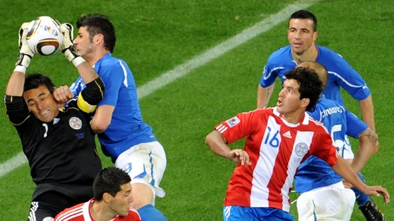 Italia - Paraguay, scor 1-1, în primul meci al grupei F