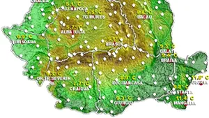 Vreme închisă şi ploioasă în toată ţara