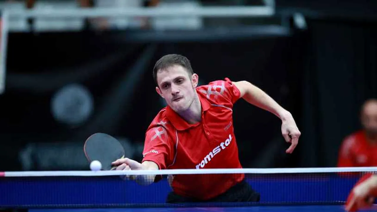 Ovidiu Ionescu a câştigat medialia de argint la Campionatele Europene de tenis de masă. Românul a cedat în finala cu germanul Timo Boll, scor 4-1