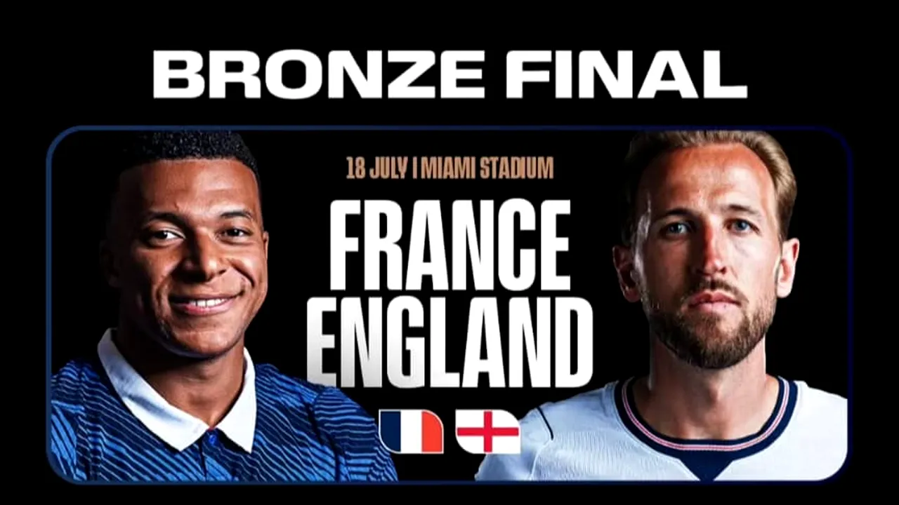 Campionatul Mondial: Franța și Anglia se luptă la Miami pentru medalia de bronz