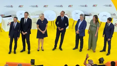 ALEGERI FRANȚA Dezbatere cu scântei în Franța, în cursa pentru Élysée: Le Pen atacă UE, Mélenchon provoacă patronii, iar foștii premieri ai lui Macron se înfruntă