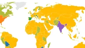 HARTA limbilor oficiale ale ţărilor lumii. Acest stat are 16 dialecte oficiale