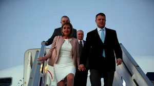 Klaus Iohannis a plecat într-o 