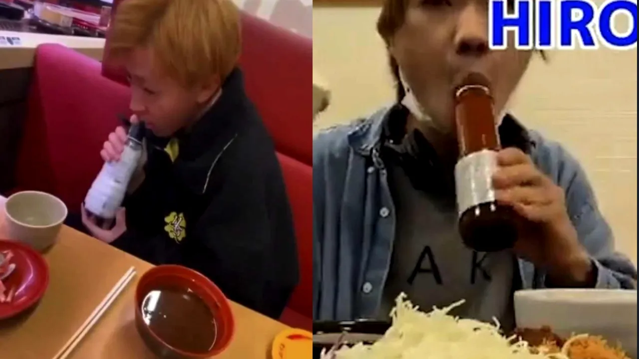 „Terorism sushi” în Japonia: clienţi care ling sticle şi căni în restaurante