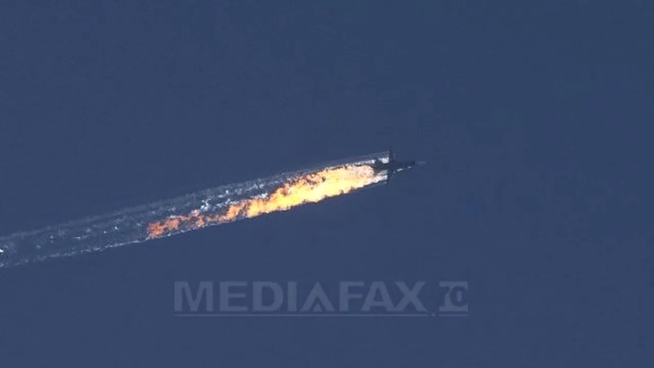 Comandantul Forţelor aerospaţiale din Rusia: Avionul turc care a doborât bombardierul rus a pătruns doi kilometri în Siria 