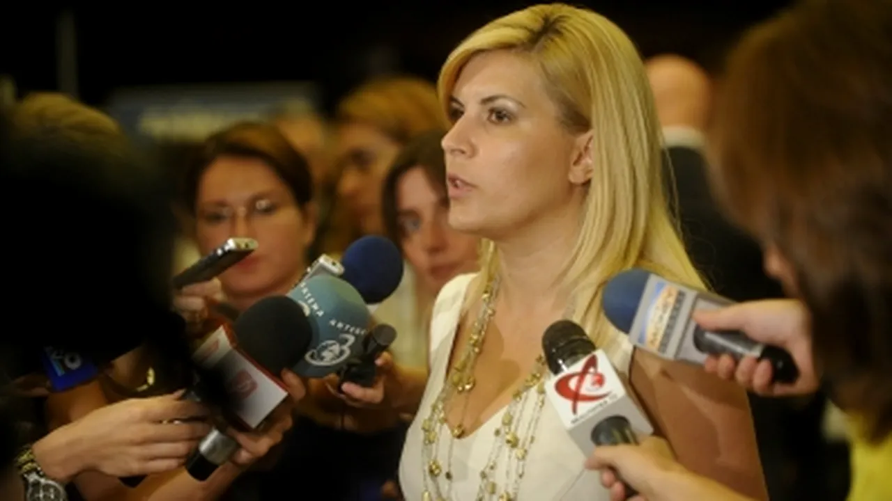 Udrea: Sunt pregătită să îi înfrunt joi, la audieri, pe adversarii mei politici