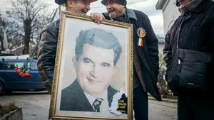 Galerie foto. Imagini de la mormântul lui Nicolae Ceauşescu. Câţiva nostalgici s-au adunat la 30 de ani de la execuţia dictatorului