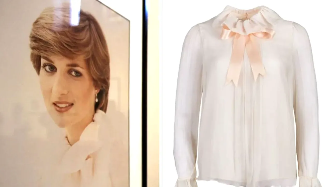 Bluza purtată de Prinţesa Diana în portretul de logodnă, scoasă la licitaţie cu un preţ estimat de 100 000 de dolari