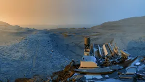 O nouă perspectivă asupra planetei Marte: Imagine spectaculoasă surprinsă de roverul Curiosity al NASA