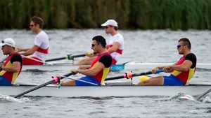 MEDALIE de argint pentru echipajul masculin de 4 rame fără cârmaci, la Campionatul European de la Sevilla