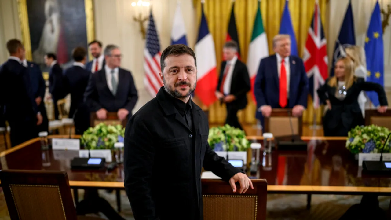Zelenski va avea astăzi discuții cu liderii europeni și cu Trump privind pacea din Ucraina