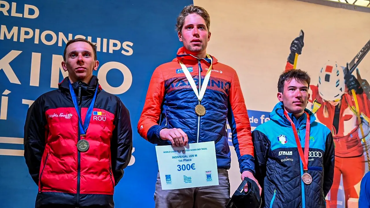 George Jinga, argint la Campionatele mondiale de schi-alpinism din Spania