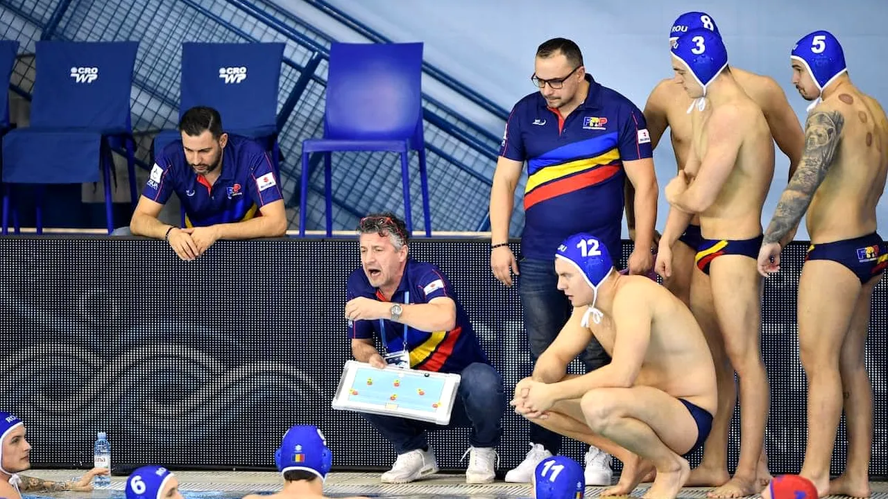 Naţionala de polo a fost învinsă în optimi de Muntenegru la Campionatul Mondial