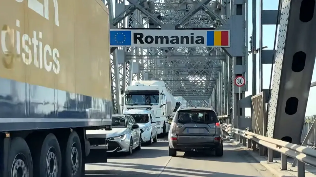 Șoferii scapă de cozi la Podul Giurgiu - Ruse. Plata online devine disponibilă din 15 iunie