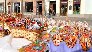 Bistriţa: Mii de persoane au participat la Ostermarkt, Târgul de Paşte al saşilor - FOTO