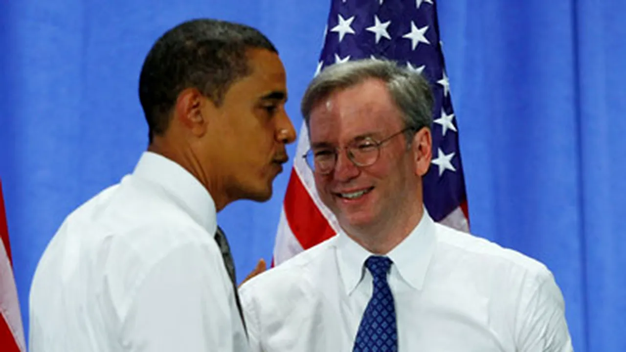 Preşedintele Google neagă interesul pentru post în eventuala administraţie Obama